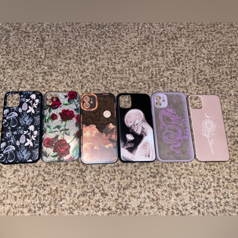 iphone 11 cases 5$ each or 30$ for all